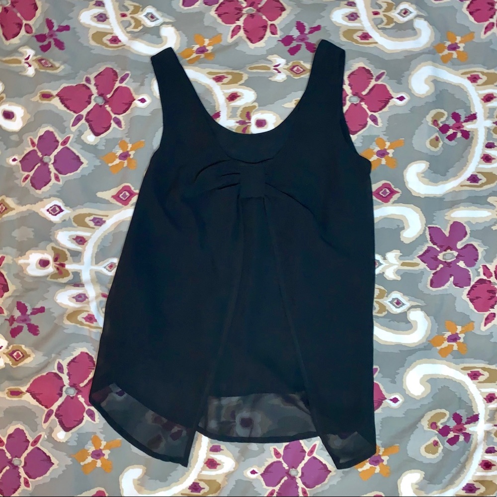 Dressy Black Tank Top